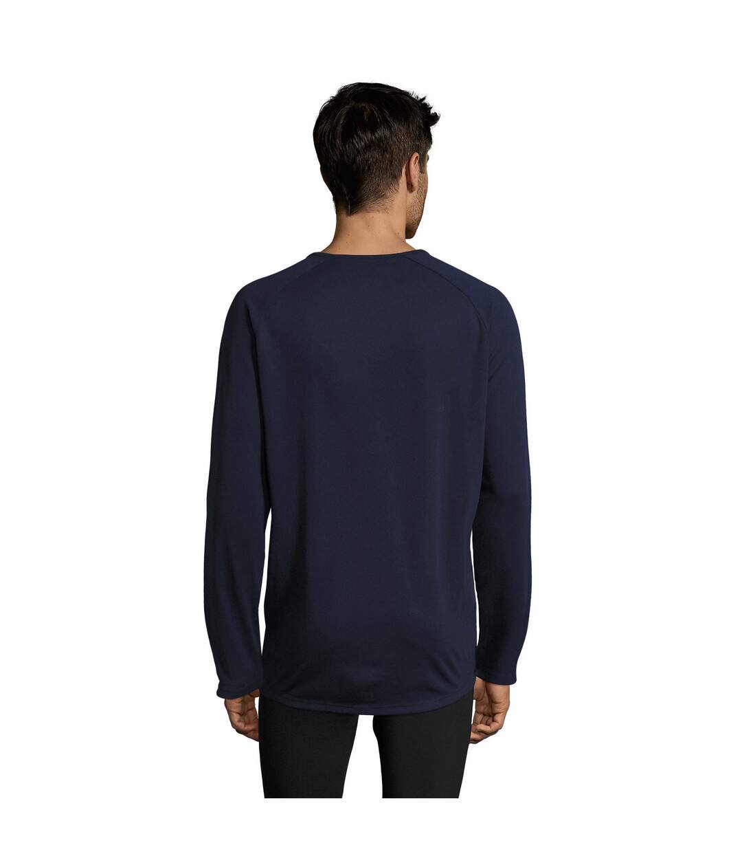 T-shirt Homme Bleu Marine Français SOLS-2