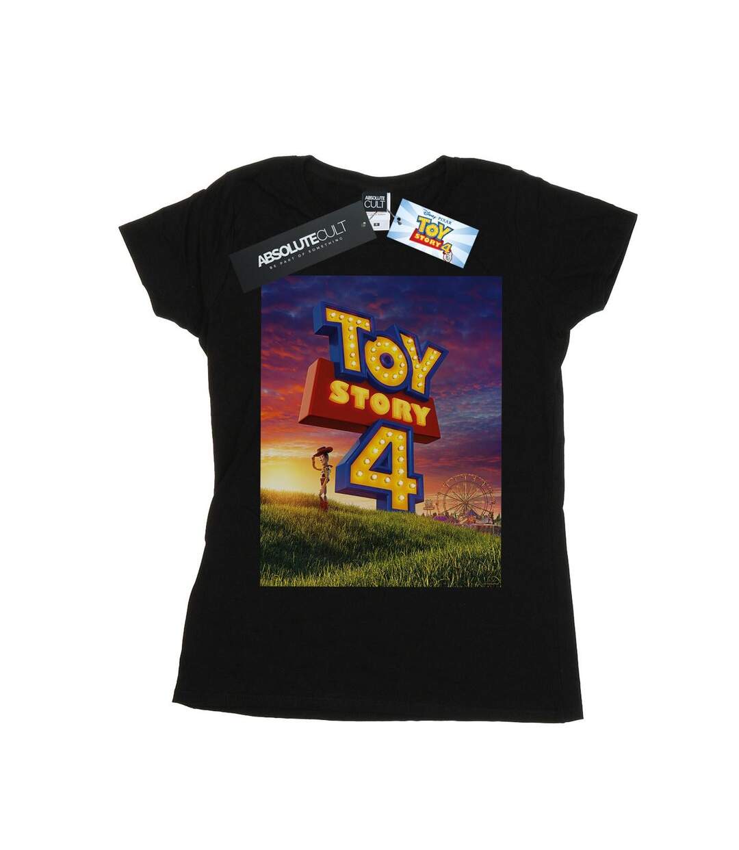 Disney T-shirt en coton Femmes/Ladies Toy Story 4 We Are Back (Noir) - UTBI44419-1