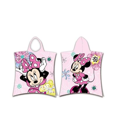 Disney Minnie Mouse Bow Hooded Towel (Pink/Multicolored)