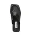 Womens/ladies Leather Square Toe Casual Flip Flops Black Steve Madden-3