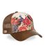 Casquette trucker imprimée filet logo brodé visière simili Kado Rock'n Free Life-4