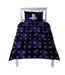 Controller Buttons Reversible Duvet Set Blue White Playstation-2