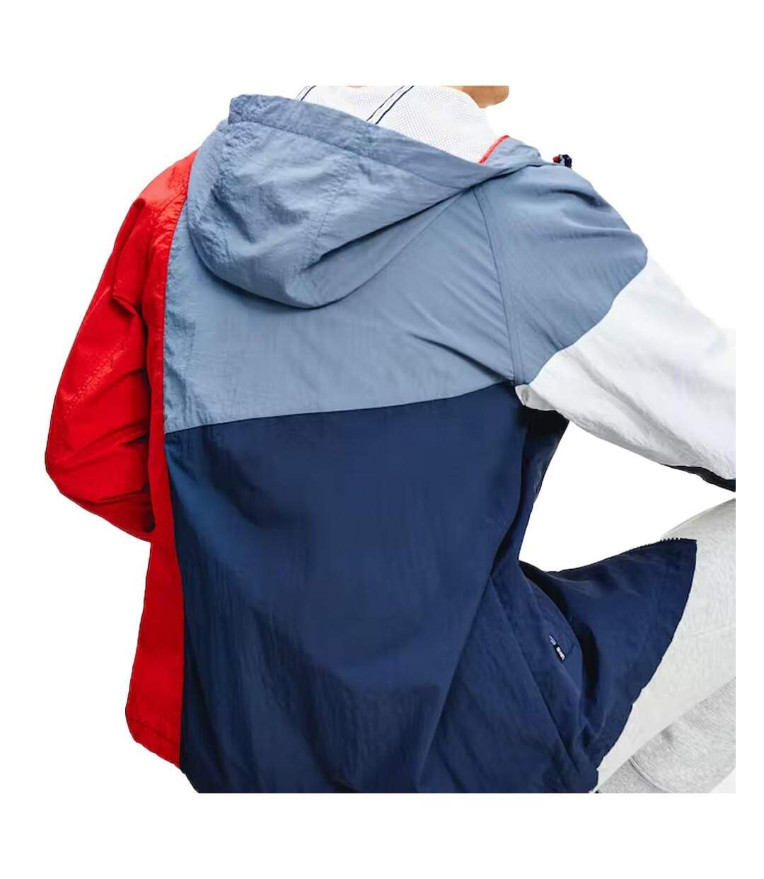 Veste coupe-vent bleu homme tommy hilfiger zipthrough-2