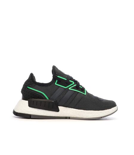 Baskets noires/verte homme adidas nmd