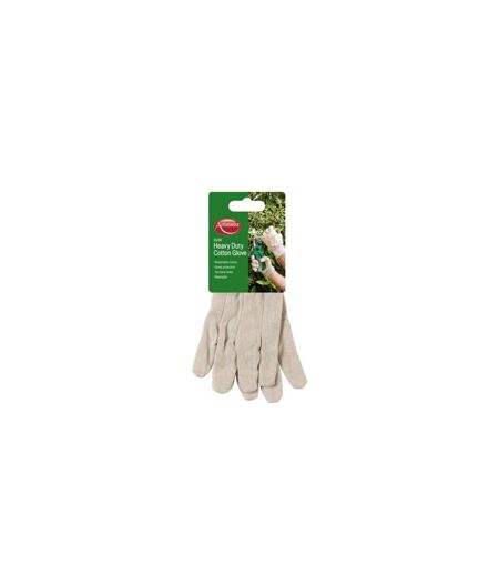 Ambassador Adult Unisex Heavy Duty Cotton Gloves (Brown) (One Size) - UTST6407