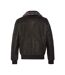 Blouson Noir Homme Schott Blouson Cuir Col Fausse Fourrure LCCRUSE2-BLK - L