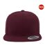 Lot de 2  casquettes ajustables homme bordeaux/bordeaux Yupoong-1