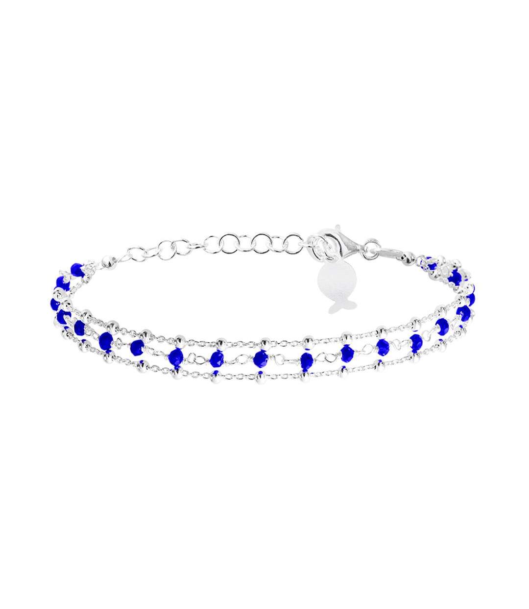 Bracelet multi chaînes marine clio blue noemie - taille unique-1