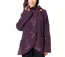 Veste polaire brodée COLUMBIA violette Coton Du Monde-1