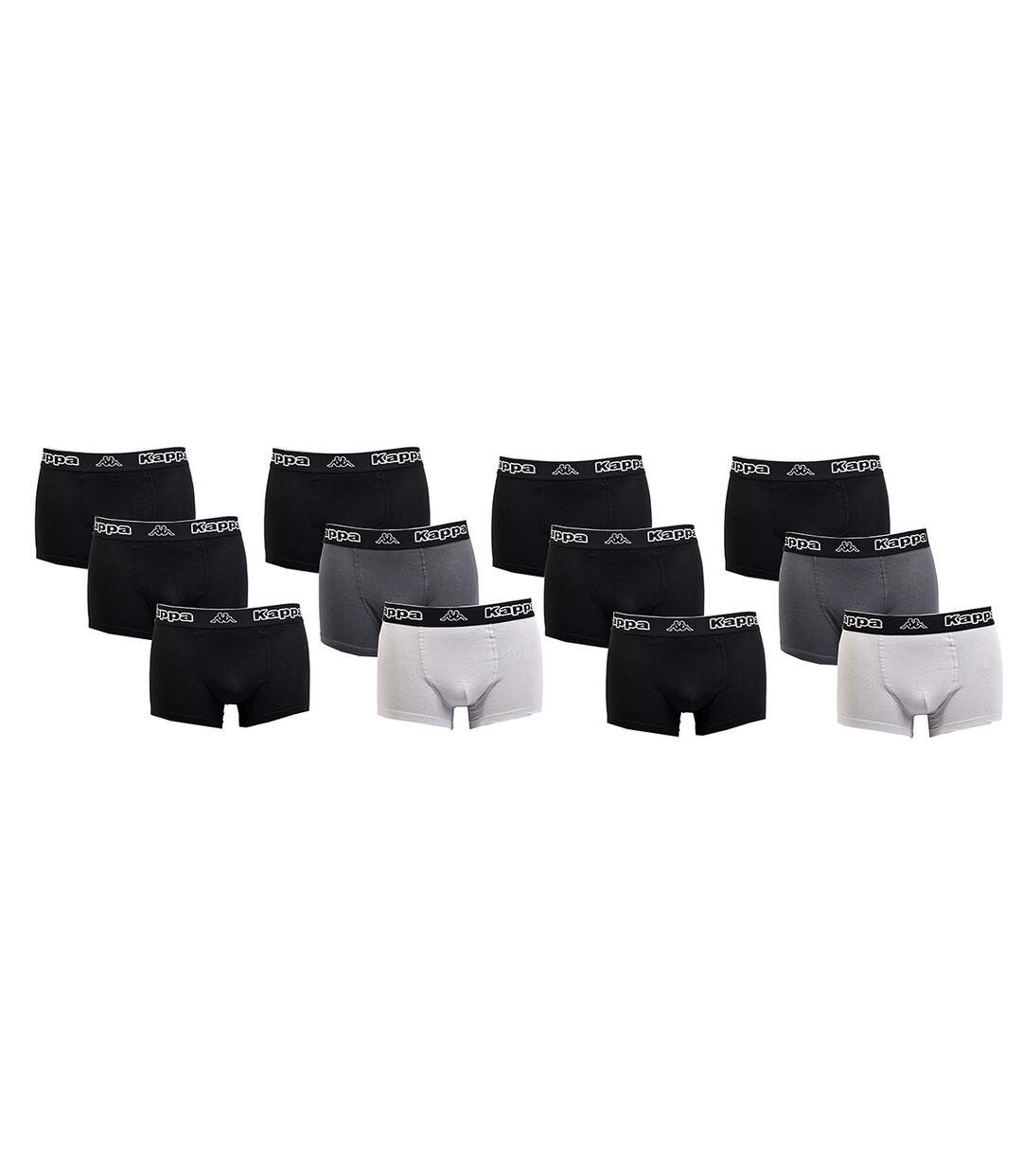 Boxer KAPPA pour Homme Qualité et Confort -Assortiment modèles photos selon arrivages- Pack de 12 Boxers Surprise KAPPA 100% Coton-1