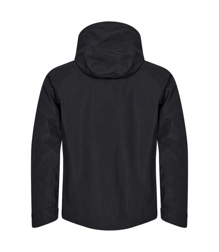 Mens Classic Soft Shell Jacket Black Clique