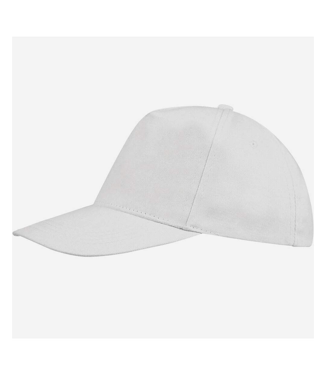 Casquette de baseball buzz unisexe blanc SOLS-3