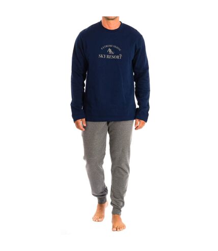 KLP3 Men's Long Sleeve Fleece Winter Pajamas