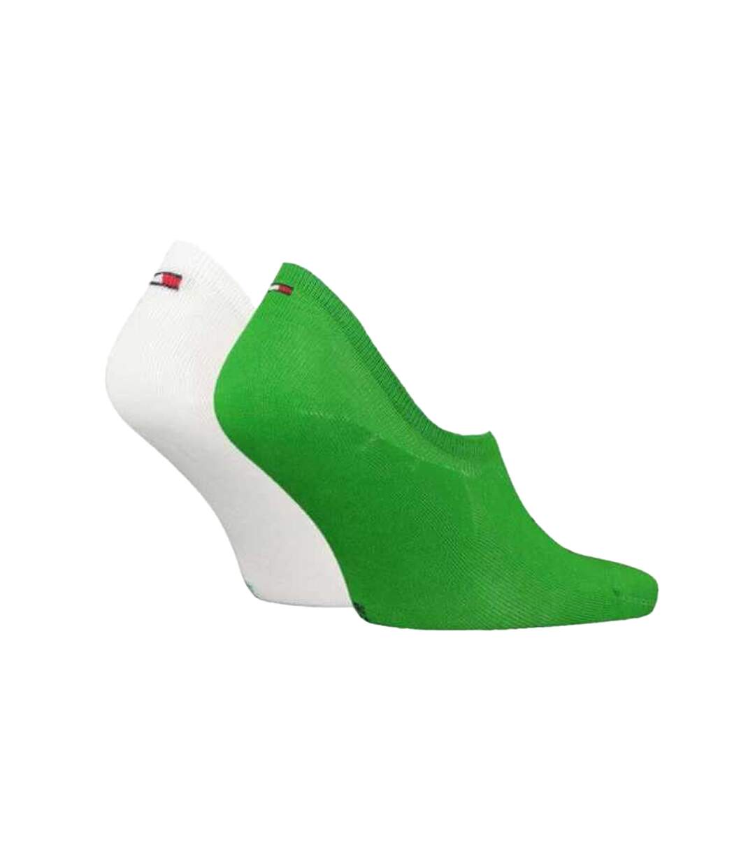 Socquettes Motif/style Logo Homme Blanc Vert Tommy Hilfiger-2