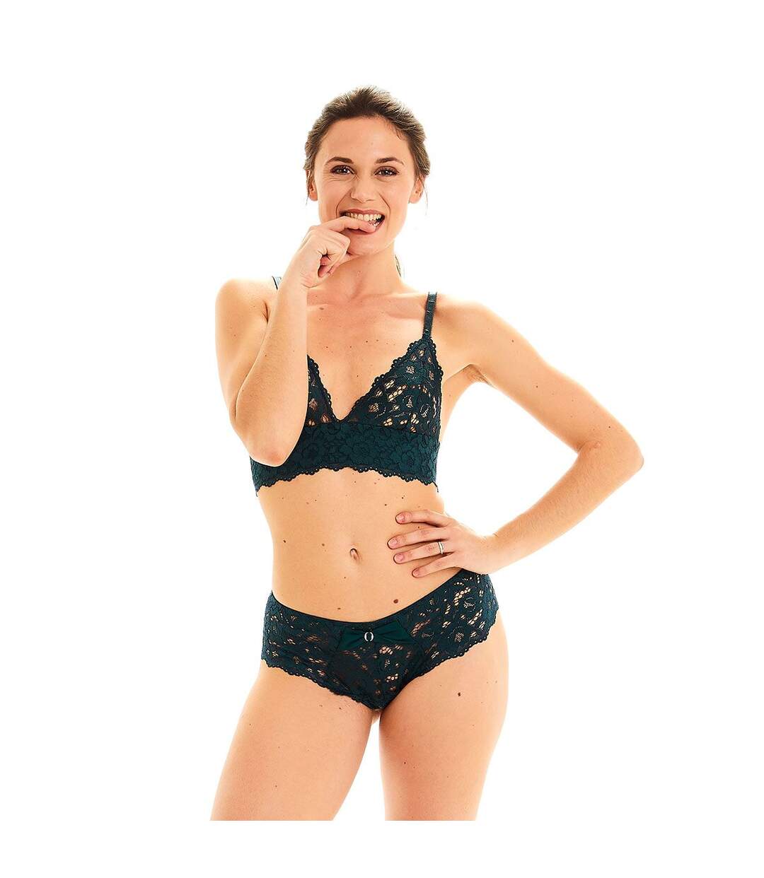 Soutien-gorge triangle sans armatures vert Paradoxe