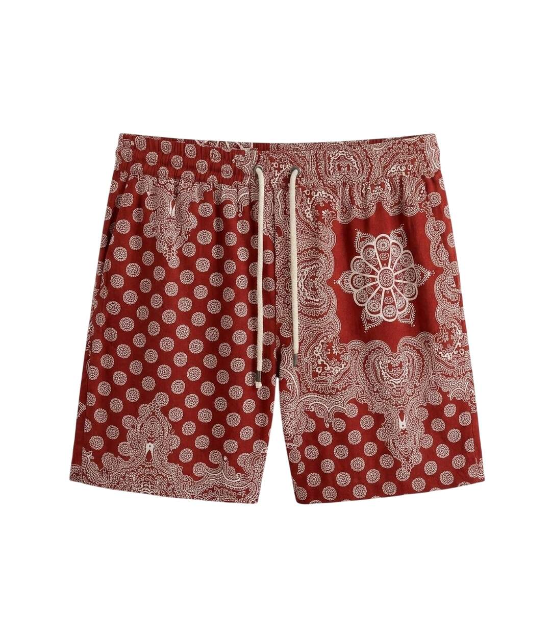 Short Motif/style Cachemire Homme Rouge Another Influence-1