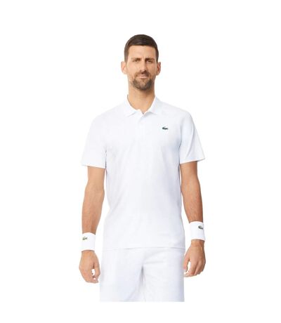Polo Novak Djokovic Homme Blanc Lacoste