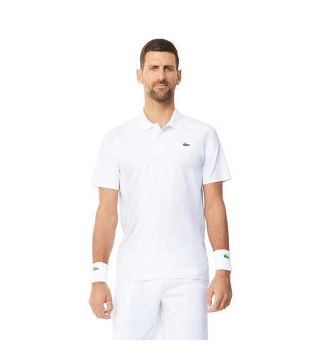 Polo Novak Djokovic Homme Blanc Lacoste