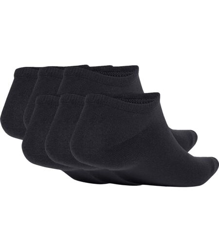 Lot De 6  Socquettes Motif/style Trèfle Femme Noir Adidas