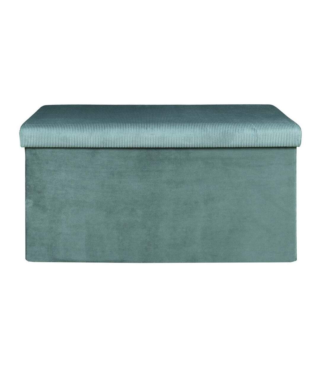 Banc coffre de rangement velours côtelé Giullia-3