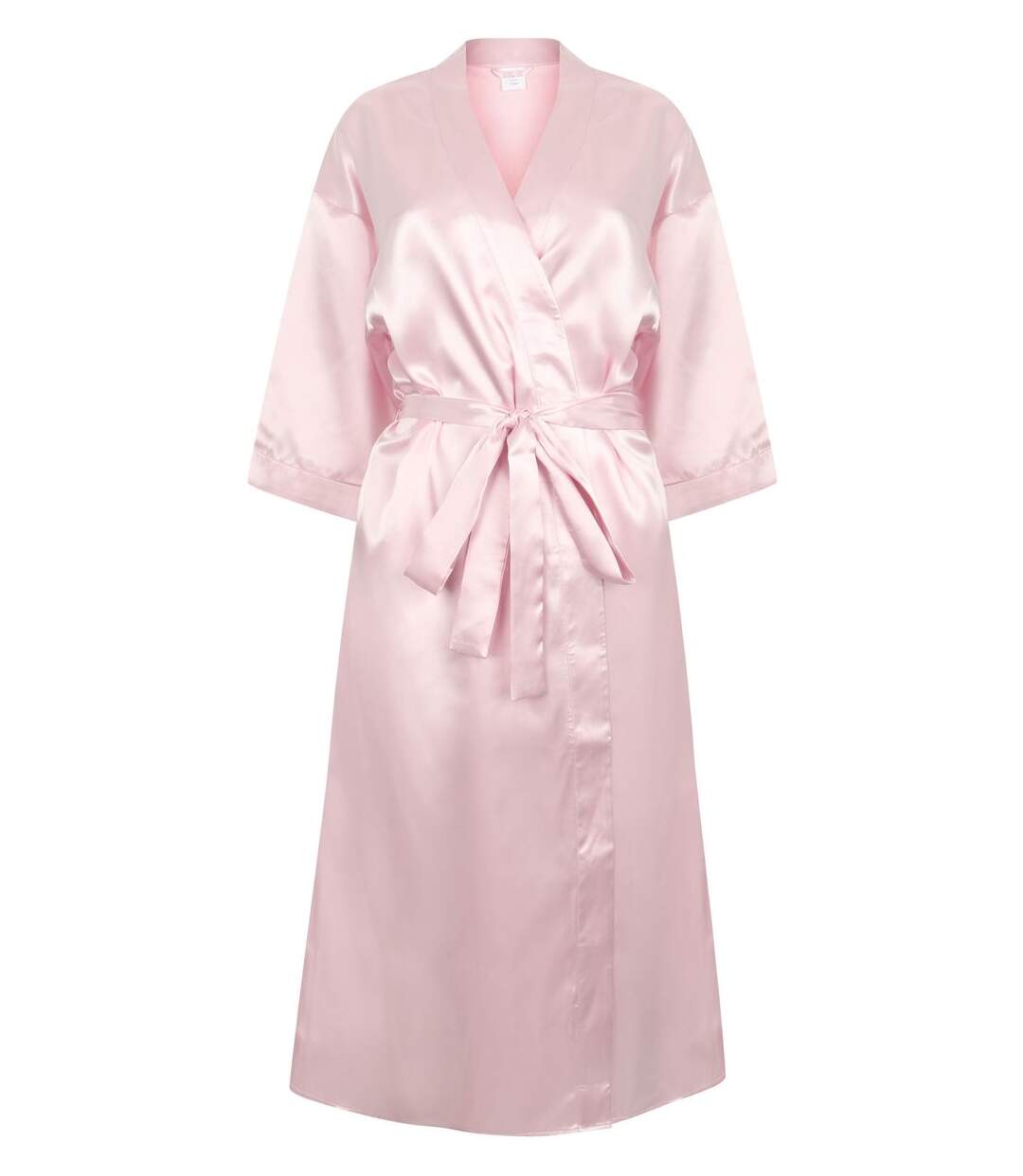 Peignoir kimono en satin - femme - TC054 - rose clair