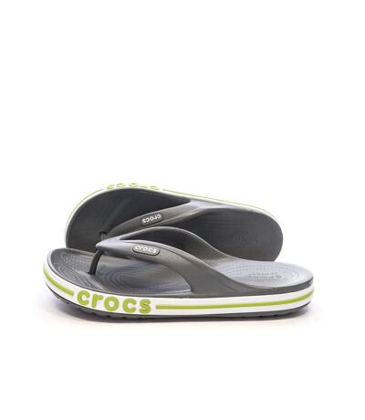 Tongs crocs grises/vertes femme bayaband flip - 36/37