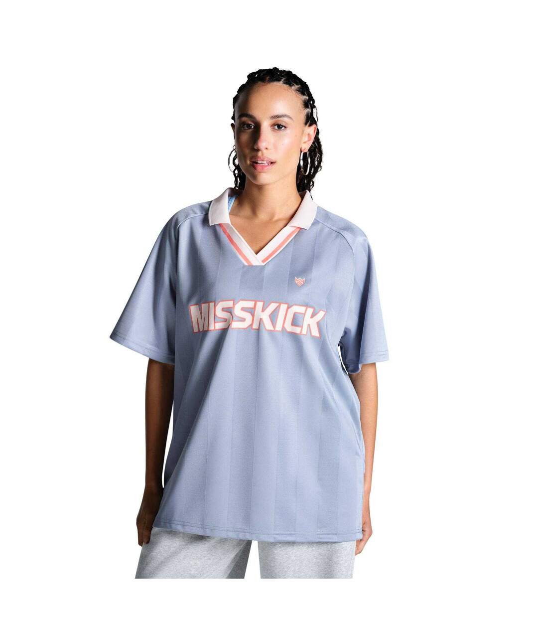 Maillot De Foot Kayla Femme Vieux Bleu Miss Kick-2