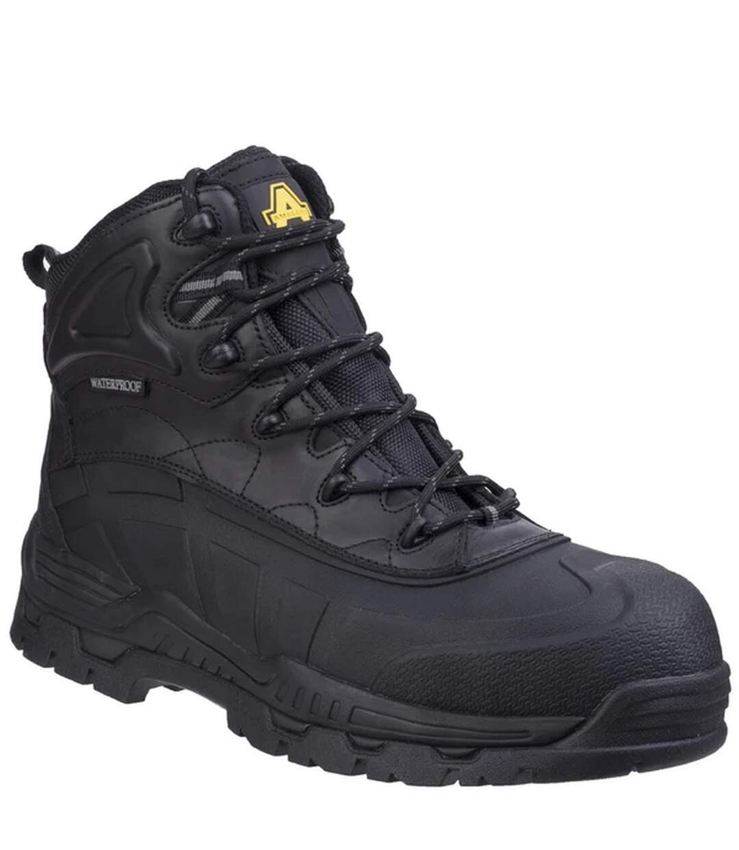 Unisex Adult Fs430 Hybrid Leather Non Metal Safety Boots Black Amblers-1