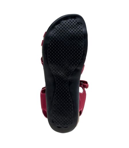 Sandales Lavera Femme Bordeaux Gris Foncé Elbrus