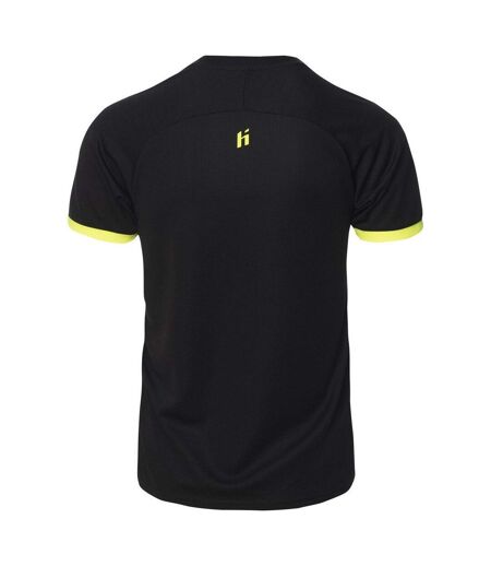 T-shirt Rosario Homme Noir Jaune Fluo Huari