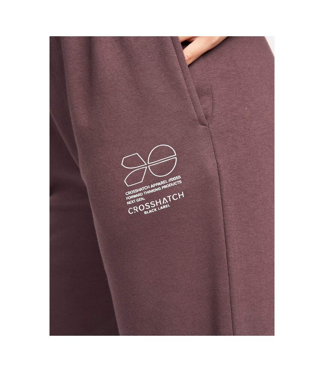 Crosshatch Womens/Ladies Reny Sweatpants (Plum)