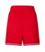 Womens/ladies Hoops Team Game Performance Shorts Red Puma-2
