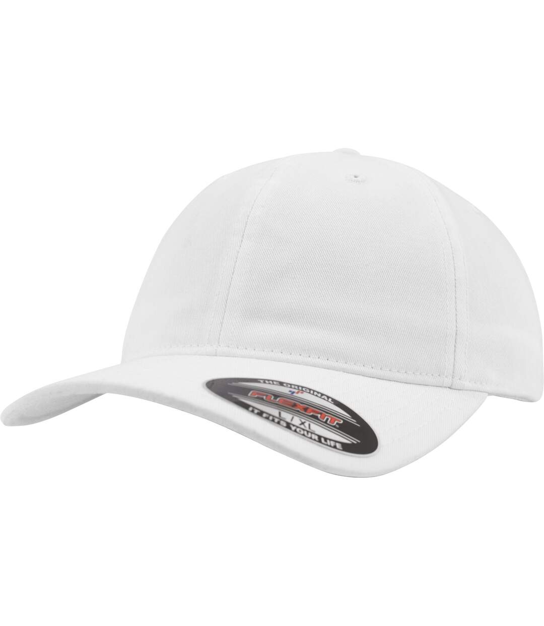 Casquette baseball adulte unisexe blanc Flexfit-1