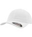 Casquette baseball adulte unisexe blanc Flexfit-1