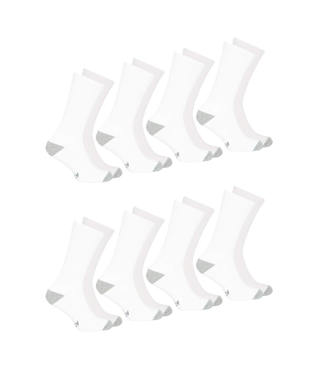 Lot de 8 mi-chaussettes homme Ecopack sport Athena-1