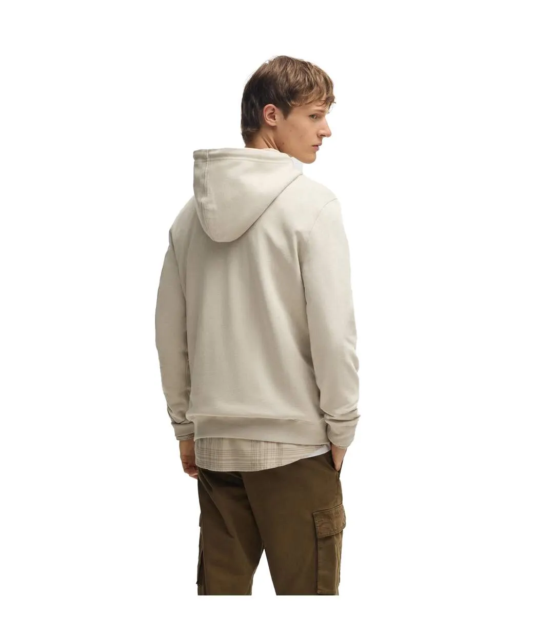 Sweat À Capuche Wetalk Homme Beige Clair Boss-3