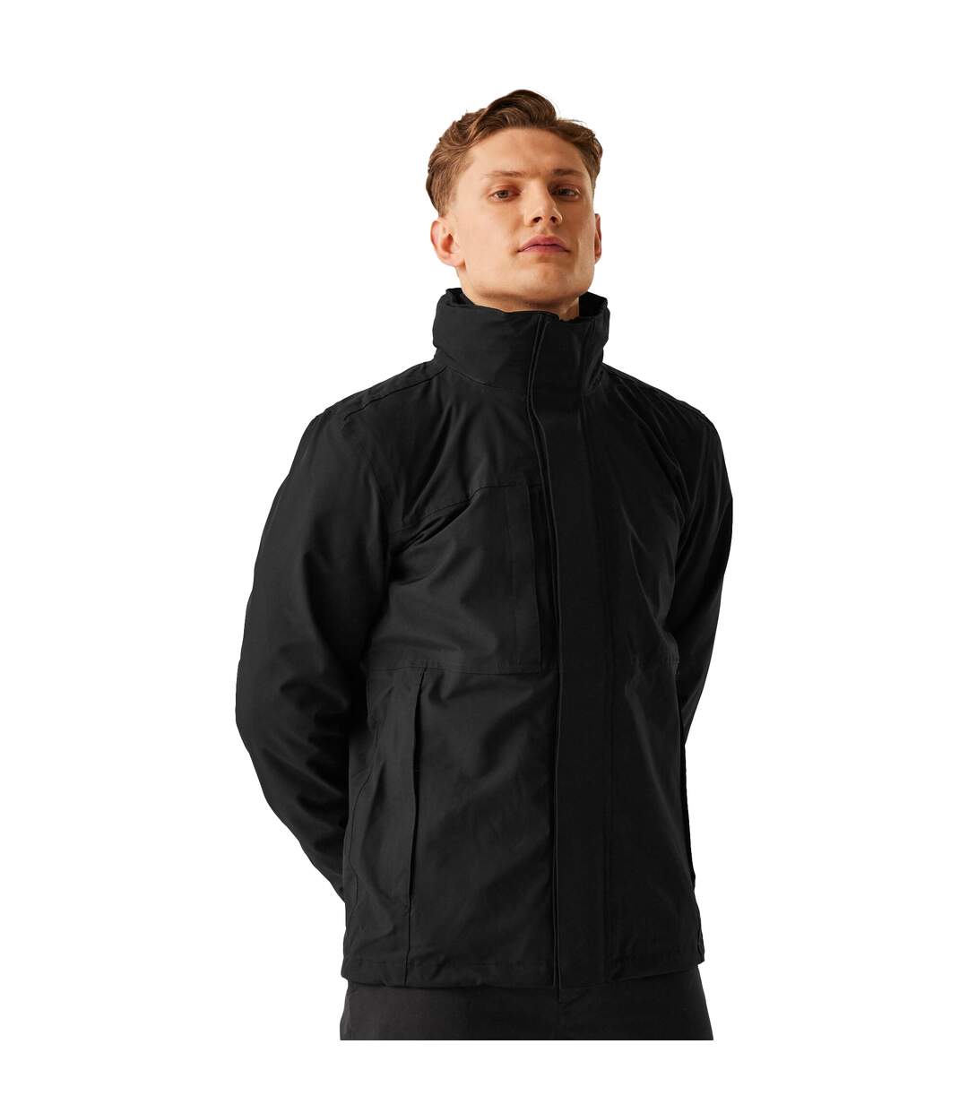 Regatta Professional Mens Kingsley 3-in-1 Waterproof Jacket (Black) - UTRG2174-1