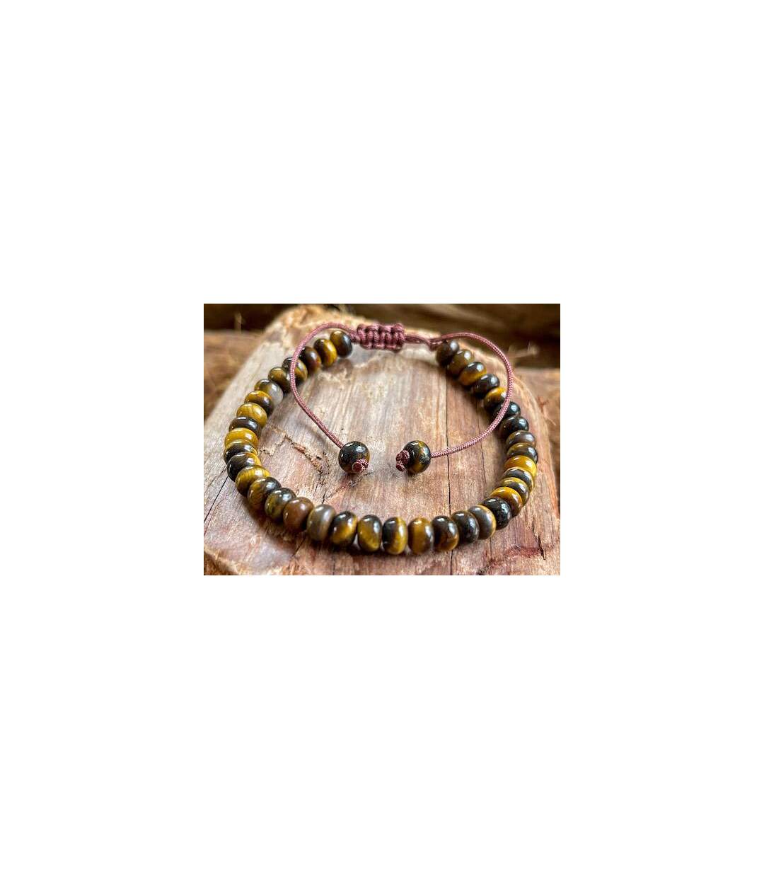 Bracelet harmonisation en oeil de tigre-2