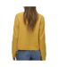 Pull jaune  moutarde femme vero moda besti-2