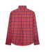 Chemise Motif/style Motif Écossais Homme Rose Hugo-2