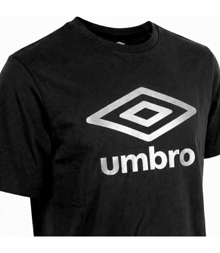 Tee shirt homme col rond en coton 160GSM et logo imprimé 729280 Umbro