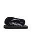 Tongs noir femme calvin klein jeans flip flop tpu metall-1