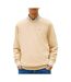 Sweat beige homme tommy hilfiger reg flag crewsp-1