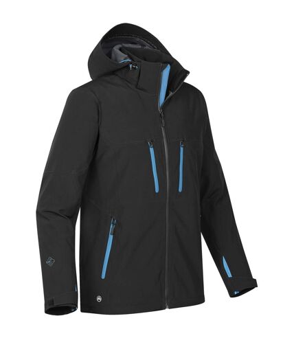 Stormtech Mens Patrol Softshell Jacket (Black/Electric Blue) - UTBC4120