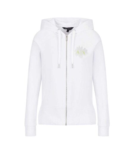 Sweat À Capuche Femme Blanc Armani Exchange