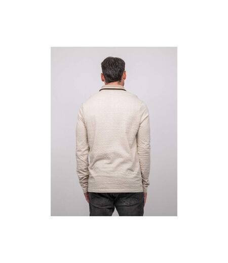 Polo jacquard col rayé manches longues PIRATAXO