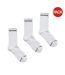 Pack Of 3  Womens/ladies Socks  White Black Girlfriend Collective-1
