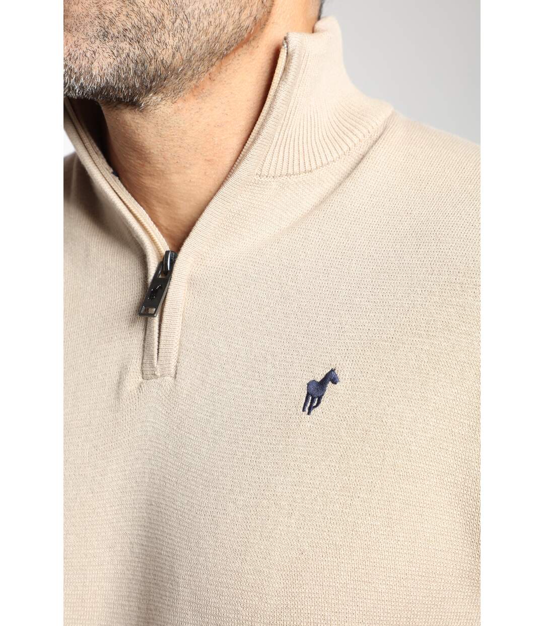 Pull col camionneur  en coton MILANO CAMIONNEUR-4