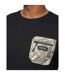 T-shirt Campbox Homme Noir Crosshatch-4