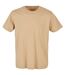 T-shirt À Col Rond Pour Hommes Beige Union Build Your Brand-1